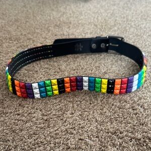 Colorful Metal Studded Belt